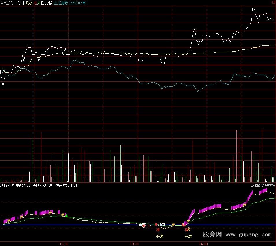 通达信观察分时指标公式